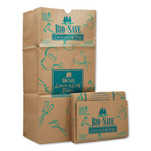 (BAGRBR30105BO)BAG RBR30105BO – Lawn and Leaf Bags, 30 gal, 16" x 35", Kraft, 50 Bags by GEN (50/CT)