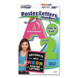 Poster Board; Stick-On Letters and Numbers; Projects; School Supplies; Adhesive Letters and Numbers; Repositionable Letters and Numbers