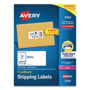 Address; Address Labels; Label; Labels; Laser; Laser Printer; Laser Printer Labels; Mailing; Smooth Feed Sheets; White; Identifications; Classifications; Stickers; Shipping; Receiving; Mailrooms