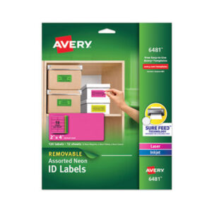 Identifications; Classifications; Stickers; Shipping; Receiving; Mailrooms; Avery; Removable; Color-Coding Labels