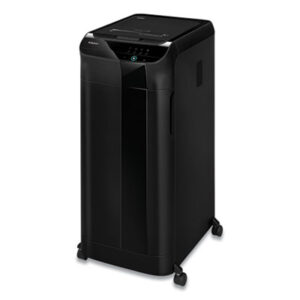 AutoMax 600M; Auto-Feed; Autofeed; Powershred; Shredder; Paper Shredder; Office Shredder; Auto Shredder; Shredders; Fellowes; Fellows; Jam Proof; Jamproof; Cross-Cut; Crosscut; Paper Cutter; Cutter; Chad-maker; Confidentiality; Privacy; Security; Identity-Theft; Shreds