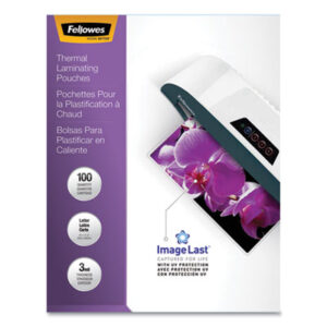 Clear; FELLOWES; Laminating; Laminating Pouches; Laminator; Pouches; Sleeves; Overlays; Veneers; Finishes; Coatings