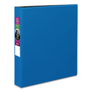 1-1/2 inch Capacity; AVERY; Binders; Books & Binders; Books/Binders/Refills; Looseleaf; Notebook; Reference Binder; Ring; Ring Binders; Round Ring; Blue; Notebooks; Rings; Portfolios; Loose-Leaf; Schools; Education; Classrooms