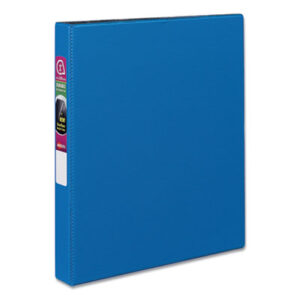 1 inch Capacity; AVERY; Binders; Books & Binders; Books/Binders/Refills; Looseleaf; Notebook; Reference Binder; Ring; Ring Binders; Round Ring; Blue; Notebooks; Rings; Portfolios; Loose-Leaf; Schools; Education; Classrooms