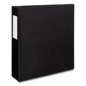 3 inch Capacity; AVERY; Binders; Looseleaf; Notebook; Reference Binder; Ring; Ring Binders; Slant Ring; Vinyl; Black; Label Holder; Notebooks; Rings; Portfolios; Loose-Leaf; Schools; Education; Classrooms