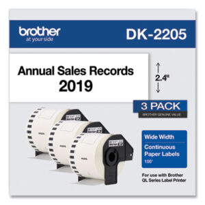 Continuous Labels; Label Maker Labels; Labelmaker Labels; White Paper; Identifications; Classifications; Stickers; Shipping; Receiving; Mailrooms; Brother