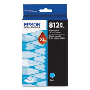(EPST812XL220S)EPS T812XL220S – T812XL220-S (T812XL) DURABrite Ultra High-Yield Ink, 1,100 Page-Yield, Cyan by EPSON AMERICA, INC. (/)