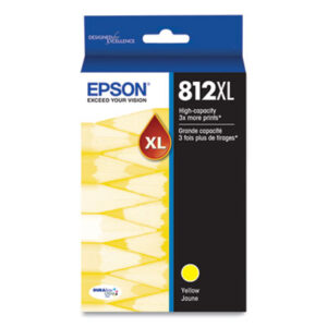 (EPST812XL420S)EPS T812XL420S – T812XL420-S (T812XL) DURABrite Ultra High-Yield Ink, 1,100 Page-Yield, Yellow by EPSON AMERICA, INC. (/)