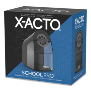 Blue/Gray Accents; BOSTON; Electric; Electric Pencil Sharpener; Pencil; Pencil Sharpener; Pencils; School Pro; Sharpener; Sharpeners; Tabletop; X-ACTO; Honers; Parers; Shavers; Writing; Woodcase; Instruments; Schools; Education; Teachers; Students