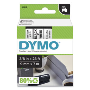 Cartridge; DYMO D1; Electronic; Electronic Tape Cartridge; Flexible Nylon Tape; Label; Label Maker; Label Maker Tape; Label Makers; Label Printer; Labeling System; Labelmakers & Supplies; LabelMANAGER; LabelPOINT; Lettering Machine; Letters & Numbers; PC Label Printer; Tape Cartridge; Writer; Identifications; Classifications; Stickers; Shipping; Receiving; Mailrooms; DYMO