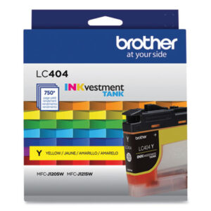 (BRTLC404YS)BRT LC404YS – LC404YS INKvestment Ink, 750 Page-Yield, Yellow by BROTHER INTL. CORP. (/)