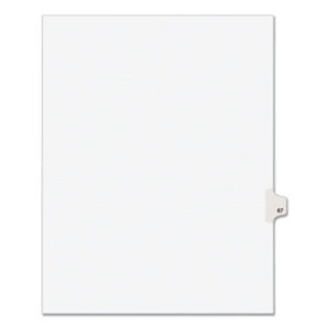 (AVE01067)AVE 01067 – Preprinted Legal Exhibit Side Tab Index Dividers, Avery Style, 10-Tab, 67, 11 x 8.5, White, 25/Pack, (1067) by AVERY PRODUCTS CORPORATION (25/PK)