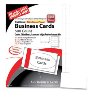 2 x 3.5; 2 x 3.5 Card Size; Business Cards; Card Stock; Cards; Clean Edge; Inkjet; Inkjet Printer; Paper; White; Marketing; Networking; Calling-Cards; Self-Promote; Contact-Information; Promotion