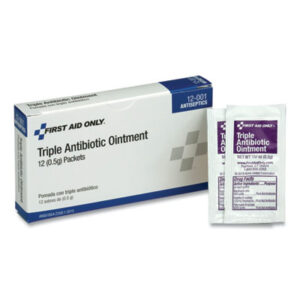 ACME UNITED; Antibiotic; Antibiotic Ointment; First Aid; First Aid Supplies; First Aid/Kits; Ointment; Refill Component; Health; Safety; Medical; Emergencies; Balms