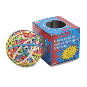 (ACC72155)ACC 72155 – Rubber Band Ball, 3.25" Diameter, Size 34, Assorted Gauges, Assorted Colors, 270/Pack by ACCO BRANDS, INC. (1/EA)
