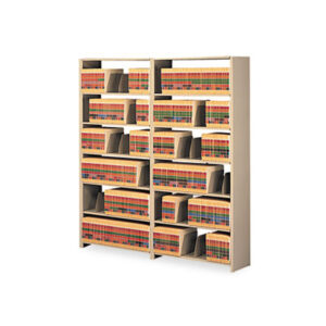 36" Wide; 6-Shelf; Add On Unit; End Tab; File; Files; Filing; Furniture; Open Shelving Unit; Sand Finish; Seven; Shelf & Track; Shelf/Shelves; Shelving; Snap Together; Steel; Systems; TENNSCO; Ledges; Trestles; Racks; TNN1276AC