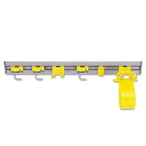 (RCP199300GY)RCP 199300GY – Closet Organizer/Tool Holder, 34w x 3.25d x 4.25h, Gray by RUBBERMAID COMMERCIAL PROD. (1/EA)