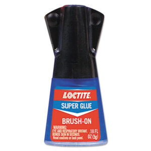 (LOC1365734)LOC 1365734 – Super Glue Brush On, 0.17 oz, Dries Clear by LOCTITE CORP. ACG (1/EA)