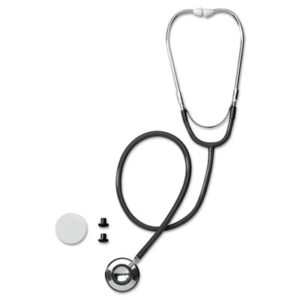 (MIIMDS926201)MII MDS926201 – Dual-Head Stethoscope, 22" Long, Black Tube by MEDLINE INDUSTRIES, INC. (1/EA)