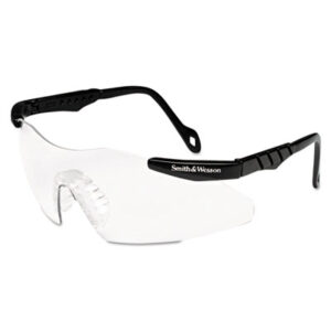 (SMW19799)SMW 19799 – Magnum 3G Safety Eyewear, Black Frame, Clear Lens by SMITH AND WESSON (1/EA)