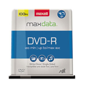 16X; Blank Surface; Data Storage; Discs; DVD; DVD-R; DVD-R Recordable Discs; MAXELL; Recordable Discs; Storage Tapes & Discs; Media; Data; Storage; Archiving; Computers