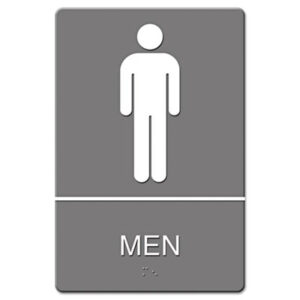 ADA; ADA Sign; Braille; Braille Sign; Door Sign; International Symbol; International Symbol Sign; Men/Women; Men/Women Sign; QUARTET; Restroom Signs; Room Sign; Safety & Security; Sign; Signs; Washroom Signs; Women/Men Sign; Signage; Visual; Graphics; Indicators; Directory; Directories