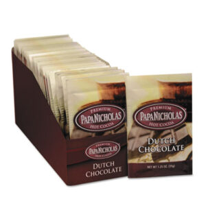 (PCO79224)PCO 79224 – Premium Hot Cocoa, Dutch Chocolate, 24/Carton by PAPANICHOLAS COFFEE (24/CT)