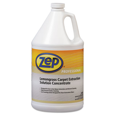 (ZPP1041398)ZPP 1041398 – Carpet Extraction Cleaner, Lemongrass, 1 gal Bottle, 4/Carton by ZEP INC. (4/CT)