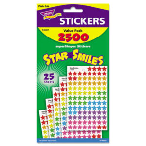 Sticker; Awards; Incentives; Smiley Star; Star; Smile; Classroom; Arts; Crafts; Schools; Classrooms; Education; Students