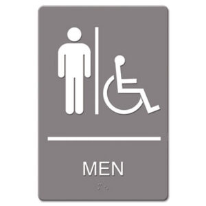 ADA; ADA Sign; Braille; Braille Sign; Disabled Accessible; Disabled Accessible Signs; Door Sign; Handicap Accessible; Handicap Sign; International Symbol; International Symbol Sign; Men/Women; Men/Women Sign; QUARTET; Restroom Signs; Room Sign; Safety & Security; Sign; Signs; Washroom Signs; Women/Men Sign; Signage; Visual; Graphics; Indicators; Directory; Directories