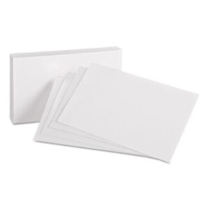 4 x 6 Card Size; Cards; Index; Index Card; OXFORD; Recycled Product; Recycled Products; White; Recordkeeping; Study-Aids; Annotations; Reminders; Summaries; Students; Classrooms; Education; Teachers