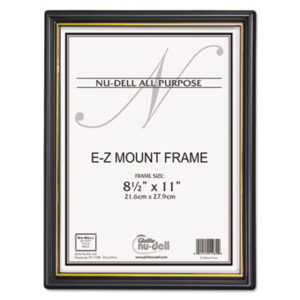 Black; Document Frame; EZ Mount Document Frame; Frames; NUDELL; Mounts; Casings; Trims; Decorating; Pictures