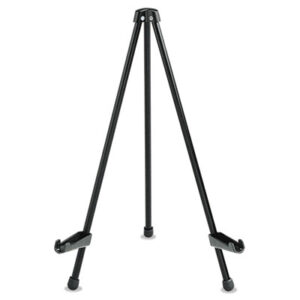 14.75"h; Black; Easel; Easels & Boards; Flipchart; Medium-Duty; Presentation Easel; QUARTET; Stand; Stands; Table Top; Tripod; Bases; Frames; Platforms; Arts; Presentations