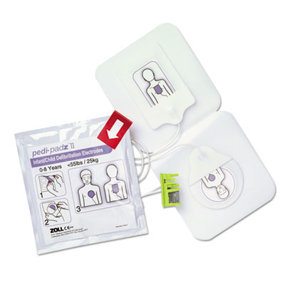 (ZOL8900081001)ZOL 8900081001 – Pedi-padz II Defibrillator Pads, Children Up to 8 Years Old, 2-Year Shelf Life by ZOLL MEDICAL CORP (1/EA)