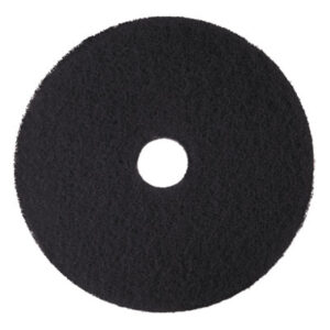 (MMM08276)MMM 08276 – Low-Speed High Productivity Floor Pads 7300, 18" Diameter, Black, 5/Carton by 3M/COMMERCIAL TAPE DIV. (5/CT)