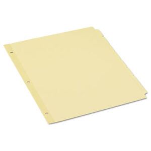 8-Tab Style; Buff Tabs; Dividers; Index Dividers; Indexes; Laminated Tabs; Office Supplies; Recycled Products; Ring Binder Dividers; Ring Binder Indexes; Subject Dividers; Tab Dividers; Tabs; UNIVERSAL; eight tab index dividers; Recordkeeping; Filing; Systems; Cataloging; Classification; BSN16481