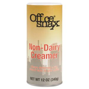 12-oz. Canister; Creamer; Food; Food & Beverage; Non-Dairy Creamer; OFFICE SNAX; Drinks; Hospitality; Breakrooms; Beverages; Tea