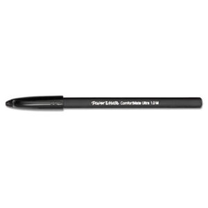 Ball Pen; Ballpoint; Ballpoint Pen; Black; Black Ink; ComfortMate; Medium; Medium Point; PAPERMATE; Pen; Pens; Rubberized; Writing; Instruments; Utensils; Inkers; Schools; Education; Students