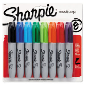 8-Color Set; Marker; Markers; Permanent Marker; SANFORD; SHARPIE; Writing; Utensil; Arts; Crafts; Education; Schools; Classrooms; Teachers; Students