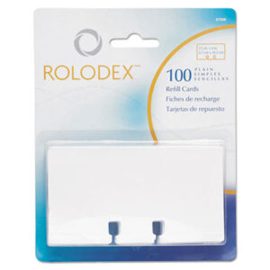 Rolodex; Card File; Card Book; Refill; Contacts; Files; Addresses; Phone-Numbers; Pages