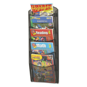 Brochure; Brochure Rack; Brochure Racks; Counter; Countertop; Display; Display Pockets & Racks; Display Racks; Holder; Leaflet Display Rack; Literature; Literature Rack; Literature Racks & Accessories; Literature/Magazine; Literature/Magazine Display; Literature/Magazine Files; Literature/Magazine Pocket; Magazine; Magazine Display; Pamphlet Display Racks; Rack; Racks; Racks & Stands; Hospitality; Reception; Waiting-Rooms; Lounges; Parlors; Furnishings; Magazines; Safco