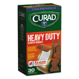 (MIICUR14924RB)MII CUR14924RB – Heavy Duty Bandages, Assorted Sizes, 30/Box by MEDLINE INDUSTRIES, INC. (30/BX)