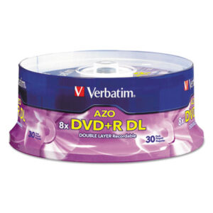 8X; Data Storage; Discs; DVD; DVD Recordable Discs; DVD+R DL; Recordable Discs; Storage Tapes & Discs; VERBATIM; Media; Data; Storage; Archiving; Computers