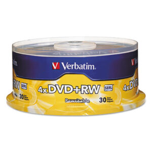 Verbatim® DVD+R 30-Pack Spindle; Media; Data; Storage; Archiving; Computers; Discs