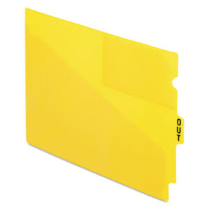 Center Tab; End Tab; File Folders; File Guide; File Guides; Letter Size; Open Shelf Filing Supplies; OUT; OUT Guide; Outguide; PENDAFLEX; Shelf Filing; Vinyl; Yellow; Filing; Labeling; Indicators; Directories; Arranging; Files