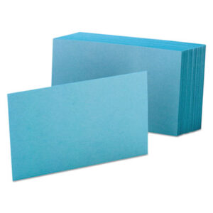 4 x 6 Card Size; Blue; Cards; Index; Index Card; OXFORD; Recycled Product; Recycled Products; Recordkeeping; Study-Aids; Annotations; Reminders; Summaries; Students; Classrooms; Education; Teachers