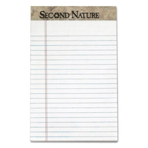 (TOP74830)TOP 74830 – Second Nature Recycled Ruled Pads, Narrow Rule, 50 White 5 x 8 Sheets, Dozen by TOPS BUSINESS FORMS (12/DZ)