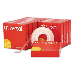 (UNV81236VP)UNV 81236VP – Invisible Tape, 1" Core, 0.5" x 36 yds, Clear, 12/Pack by UNIVERSAL OFFICE PRODUCTS (12/PK)