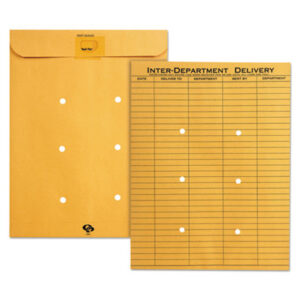 10 x 13; Envelope; Envelopes; Interoffice; Interoffice Envelope; Kraft; QUALITY PARK; Redi-Tac; Resealable; Posts; Letters; Packages; Mailrooms; Shipping; Receiving; Stationery