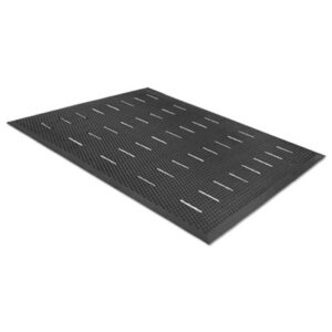 (MLL34030401)MLL 34030401 – Free Flow Comfort Utility Floor Mat, 36 x 48, Black by MILLENNIUM MAT COMPANY (1/EA)